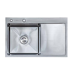 Мийка кухонна SIDER L 7850 з нержавіючої сталі 78*50*23 satin ( А0056975 )