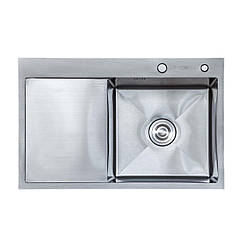 Мийка кухонна SIDER R 7850 з нержавіючої сталі 78*50*23 satin ( А0056976 )