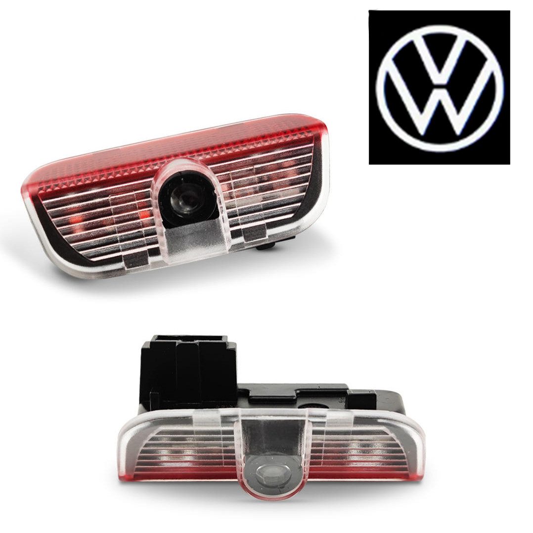 Дверний LED проектор Volkswagen, світлодіодне підсвічування дверей та логотипу на асфальт при відкритті дверей, фото 1