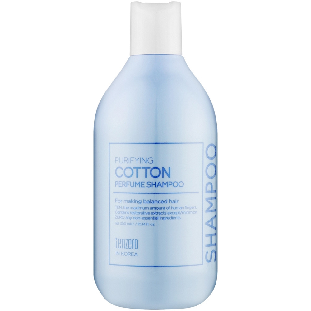 Шампунь для волосся Tenzero Purifying Cotton Perfume Shampoo 300 мл, фото 1