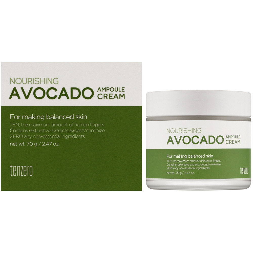Крем для обличчя Tenzero Nourishing Avocado Ampoule 2X Cream 70 г, фото 1