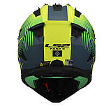 Ендуро шолом LS2 MX708 Fast 2 Duck Matt Hi-Vis Green Hi-Vis Yellow, фото 3