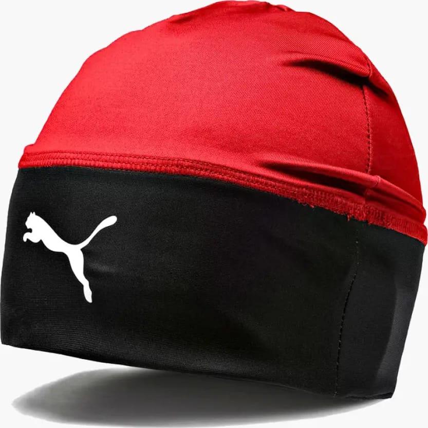 Шапка Puma LIGA Beanie червоний, чорний Уні One Size, фото 1