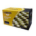 LED гірлянда LEBRON штора водоспад 2х2м 192LED жовта IP20, фото 2
