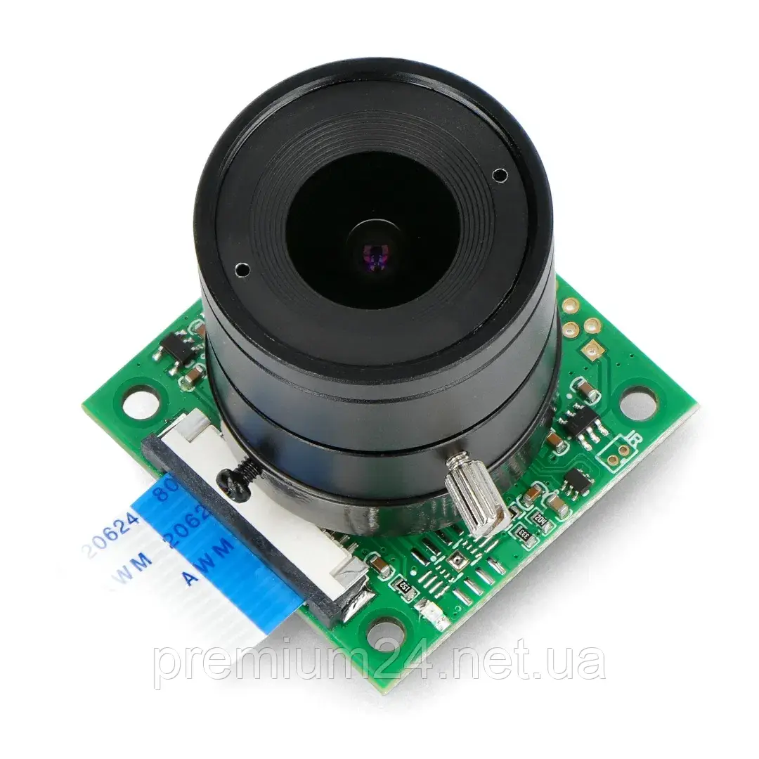 Модуль камери Sony IMX219 з лінзою LS-2718 CS і кріпленням для Raspberry Pi, матриця 8 MPx, фото 1
