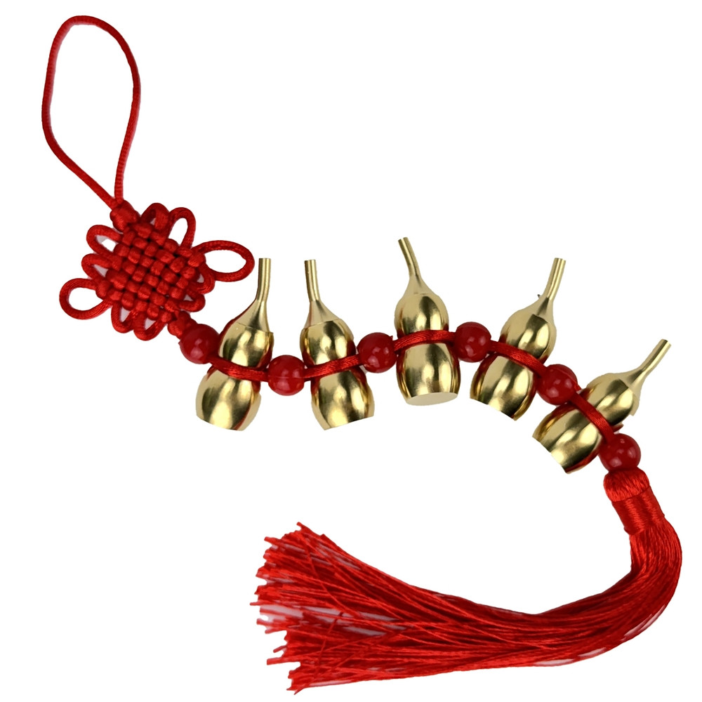 Підвіска гарбуз-горлянка 33 см червона (C6395)