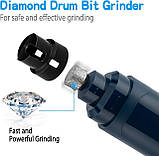 Різак для кігтів домашніх тварин гриндер триммер Casfuy АКБ 600mAh, синій, фото 2