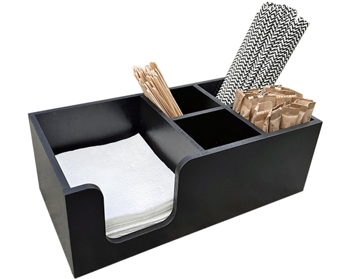 Барний органайзер СТАНДАРТ 29х14х10 см (МДФ) лінія BLACK