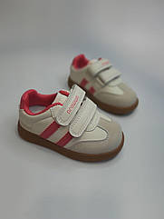 Кросівки для дівчинки Apawwa 0351 pink рожеві р.20-25