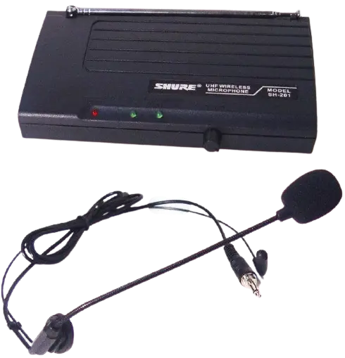 Бездротова радіосистема Shure SH-200B з гарнітурним мікрофоном радіобаза, фото 1