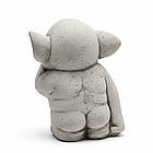 Набір 2 шт Садові скульптури з бетону, Ручна робота, 22см, (4 кг*2), "Тролі " / Садова фігура Тролі / Статуетка садова, фото 5