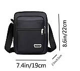 Сумка через плече повсякденна унісекс, матеріал нейлон, фото 2