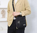 Сумка через плече повсякденна унісекс, матеріал нейлон, фото 3