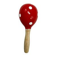 Дитяча дерев'яна іграшка Маракас MD 0361-9 розмір 12,5 см