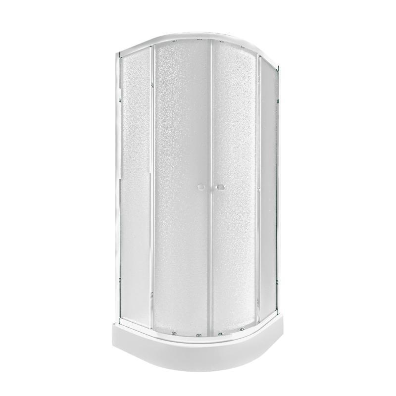 Набір Qtap душова кабіна Presto CRM1088AP5 Pear 1970x800x800 мм + піддон Robin 308812C 80x80x12 см з сифоном, фото 1