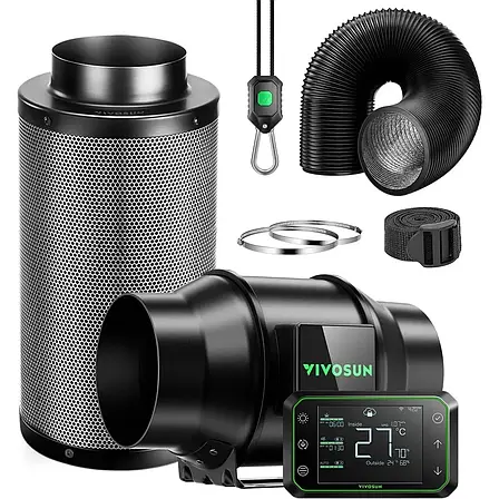 VIVOSUN PRO G6 Smart Air Filtration Kit – комплект вентиляції з фільтром, фото 1