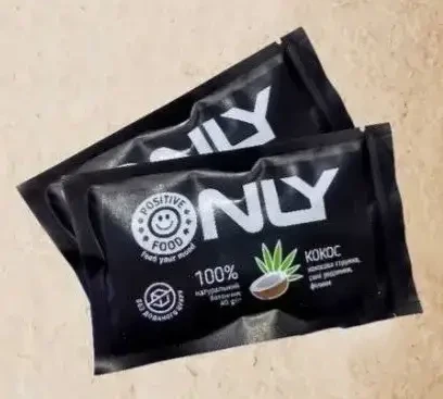 Натуральний батончик "ONLY" кокос Positive Food 40 г 2шт