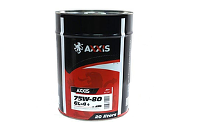 Олива трансміс. AXXIS 75W-80 GL-4+ (Каністра 20 л) AX-2164