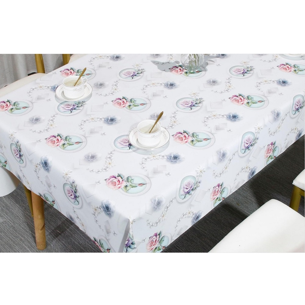 Шикарна клейонка на кухонний стіл на тканинній основі