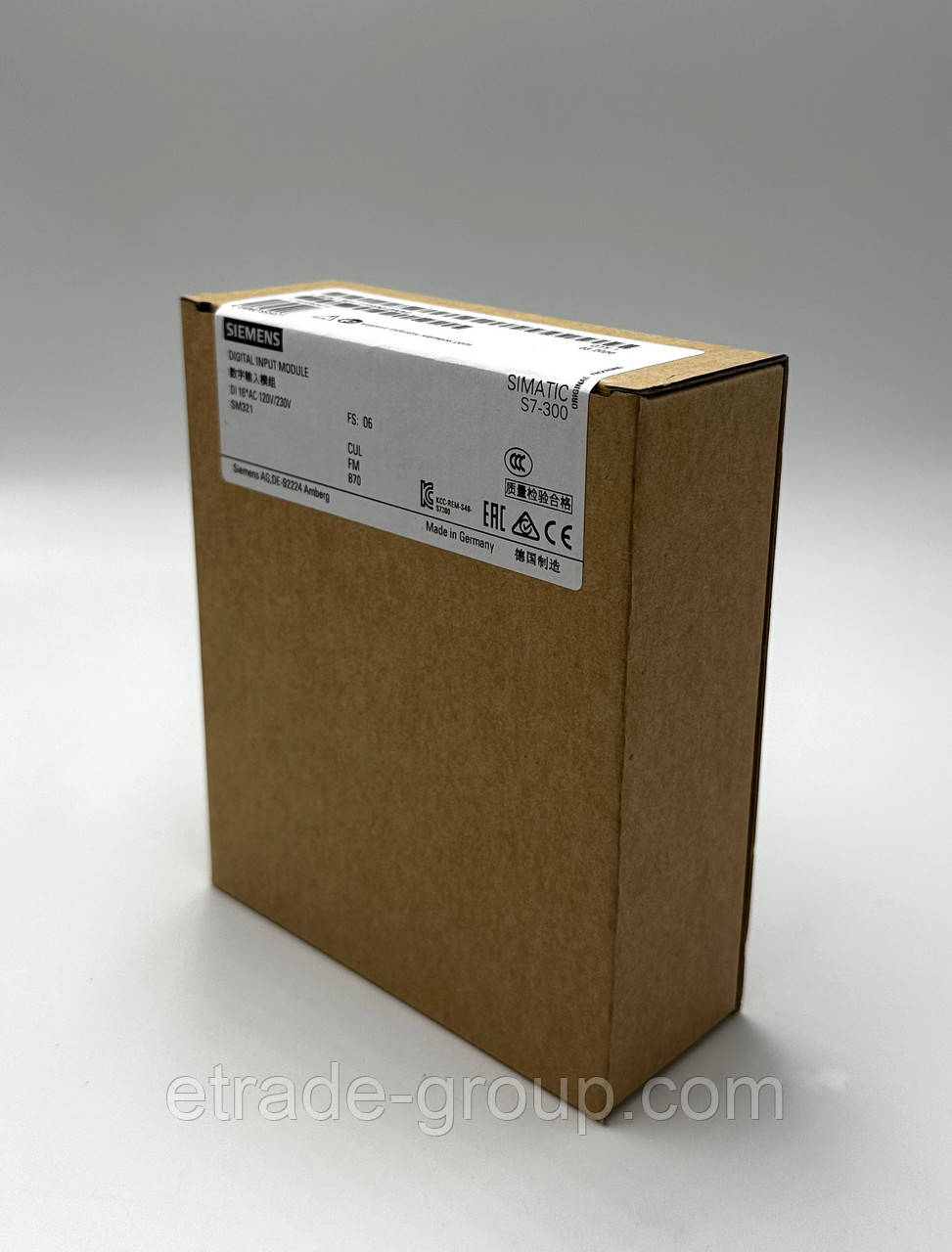 Модуль Siemens 6ES7321-1FH00-0AA0 SIMATIC S7-300 (6ES7 321-1FH00-0AA0, 6ES73211FH000AA0), фото 1