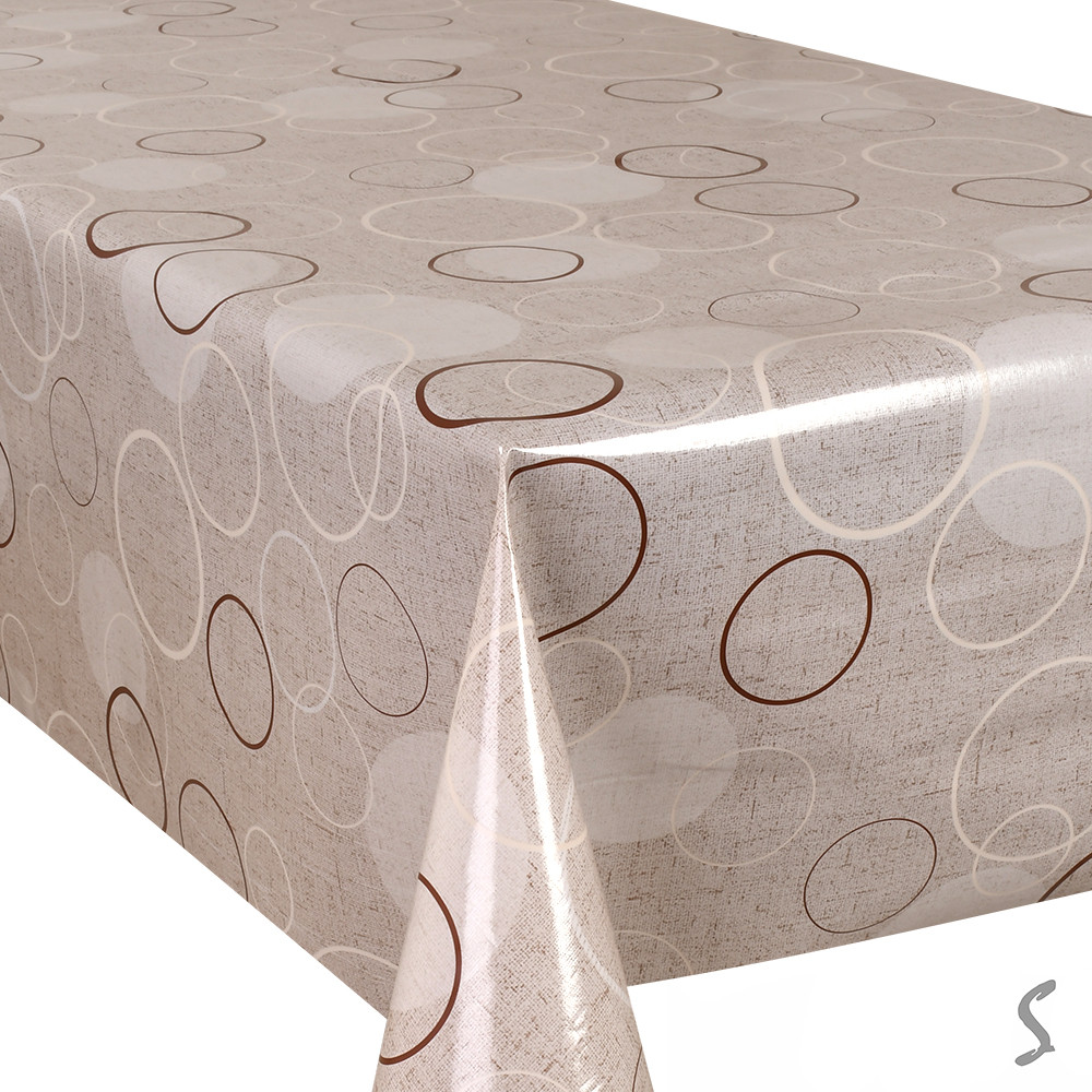 Шикарна клейонка на кухонний стіл на тканинній основі