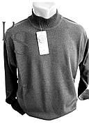 Джемпер чоловічий Сантекс гольф Светр чоловічий чоловічий полірований класика Sunteks Туреччина темно-сірий