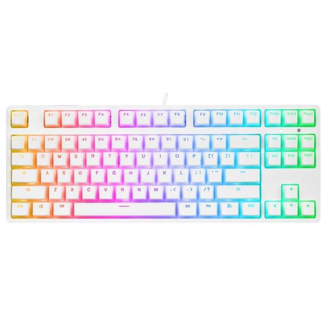 Rampage mechaniczna TKL GHOST Huano Red Switch White, фото 1