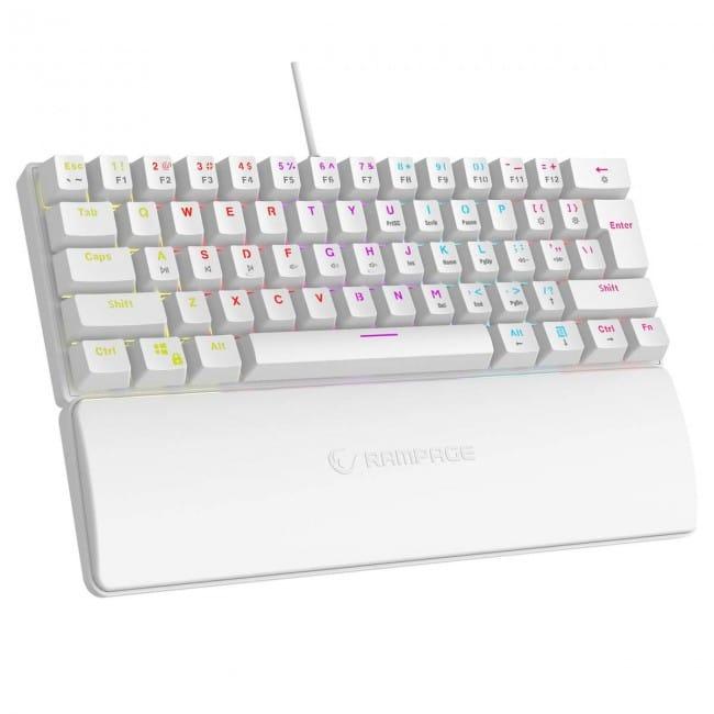 Rampage PLOWERK60 Blue Switch White, фото 1