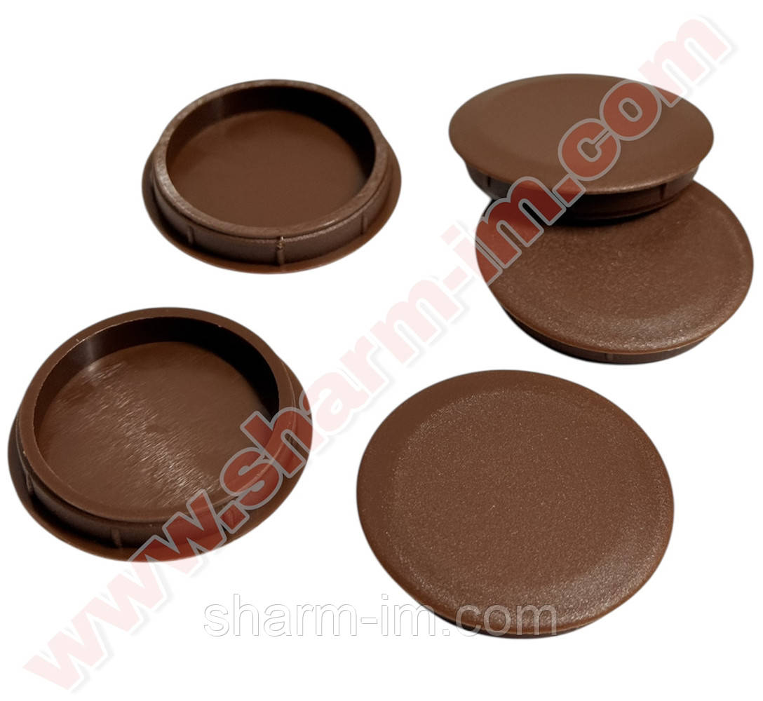 Заглушка меблева Д-35 мм Горіх