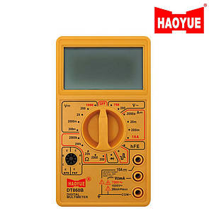 Мультиметр HAOYUE DT860B/700B yellow, щупи