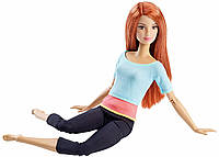 Кукла Барби йога, рыжие волосы,подвижная артикуляция 22 точки Barbie Made To Move Doll