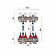 Колектор з витратомірами Thermo Alliance Standart 1" 4 виходи SD235W4, фото 2