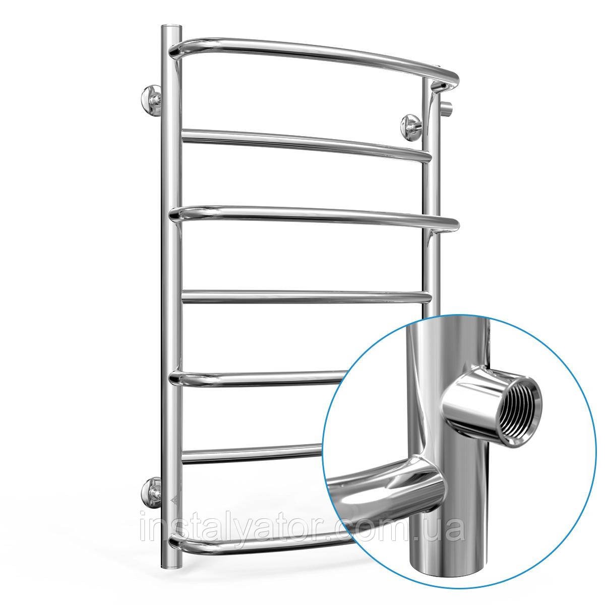 Водяна сушарка для рушників Laris Євромікс П7 450 х 700 б/п 1/2" мц 600, фото 1