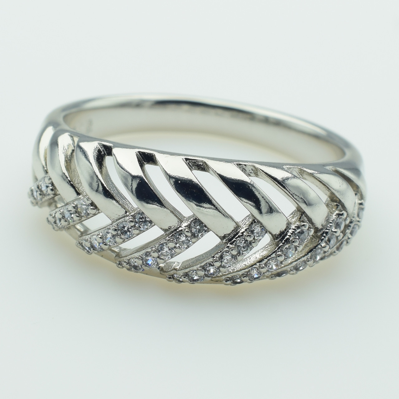 XUPING Кільце Родій Висота 0.8см, Розмір 18, фото 1