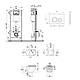 Комплект: Qtap Robin Ultra Quiet унітаз підвісний QT1333046EUQW + Nest комплект інсталяції 4в1 (кругла клавіша, фото 2