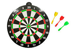 Набір для гри "Дартс" магнітний з 6 дротиками 2-в-1 240мм (83441)