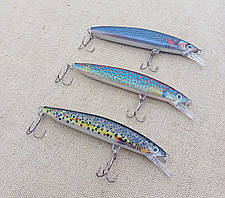 Воблера рибальські, "Форель" 10 см.15 гр. (набір 3 шт.), фото 3