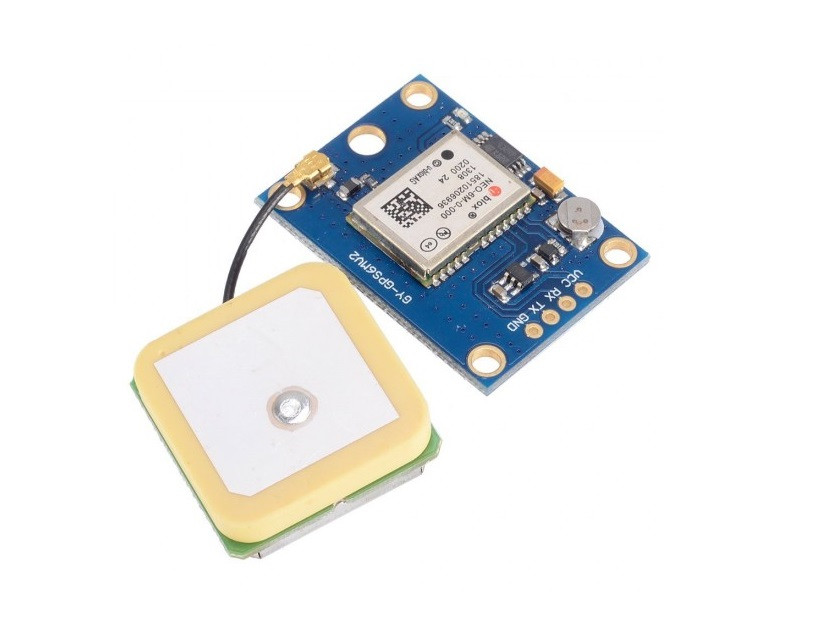 Модуль GPS на U-blox NEO-6M з інтерфейсною платою та антеною IPEX, для Arduino, трекерів, дронів
