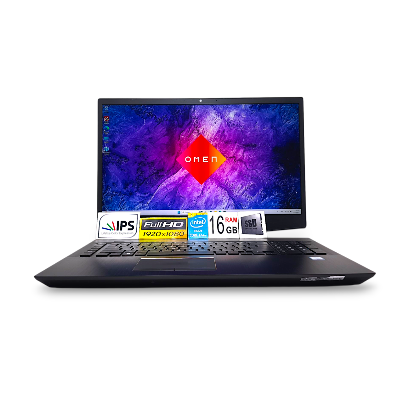 Ноутбук HP OMEN 17.3" FHD IPS 144Hz i7-9750H 16GB RAM SSD 256GB+1TB HDD Nvidia RTX 2060 6GB