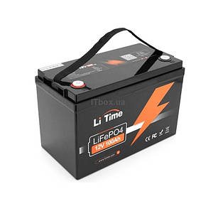 Акумулятор Jsdsolar J12100 LiFePO4 12,8V-100Ah 1,28 КВт BMS з екраном Bluetoouth (OX)