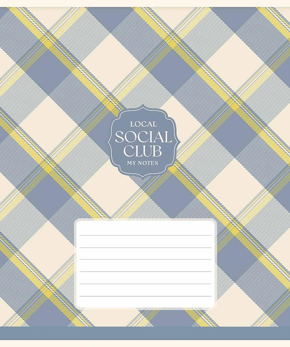 Зошит 12арк. лін. Star "Social club" ВД-лак №012-3649L(30)(360), фото 1