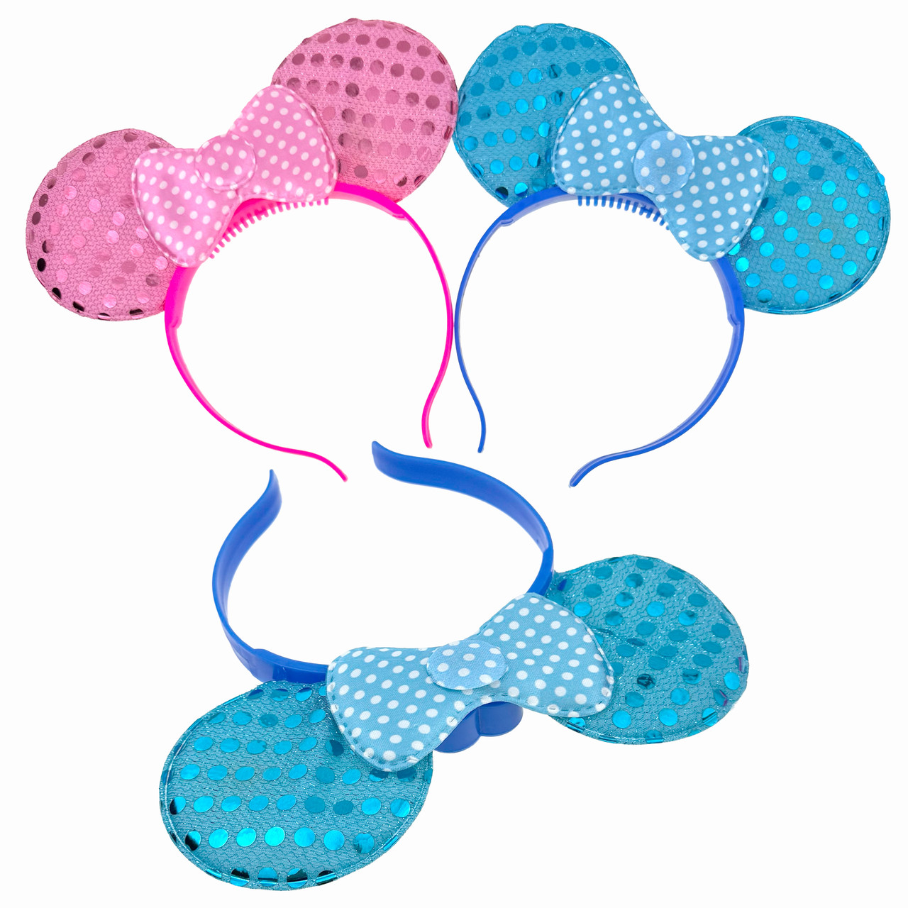 Обруч для дівчинки з вушками Мікі, фото 1