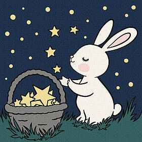 Ideyka Набір для розпису по номерах 25х25см "Ловець зірок"