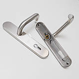 Ручка на планці AMIG МОД.3РХВ 85 мм нержавіюча сталь, фото 2