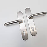 Ручка на планці AMIG МОД.3РХВ 85 мм нержавіюча сталь, фото 3