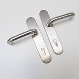 Ручка на планці AMIG МОД.3РХВ 85 мм нержавіюча сталь, фото 5