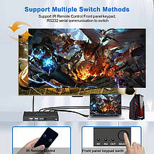 Б/У 4K HDMI KVM-перемикач з 2 портами USB 3.0 ezcoo, Amazon, Німеччина, фото 2