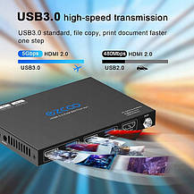 Б/У 4K HDMI KVM-перемикач з 2 портами USB 3.0 ezcoo, Amazon, Німеччина, фото 4