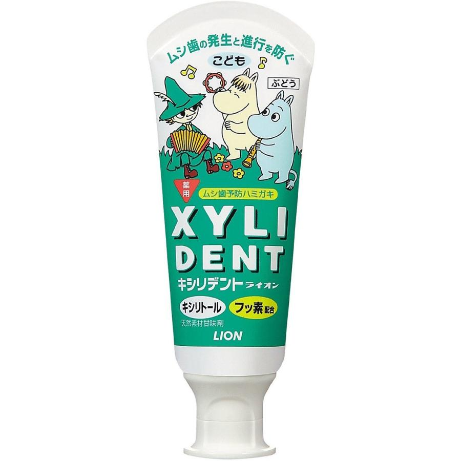 Дитяча зубна паста LION XYLI DENT з фтором зі смаком винограду 60 г (794387)