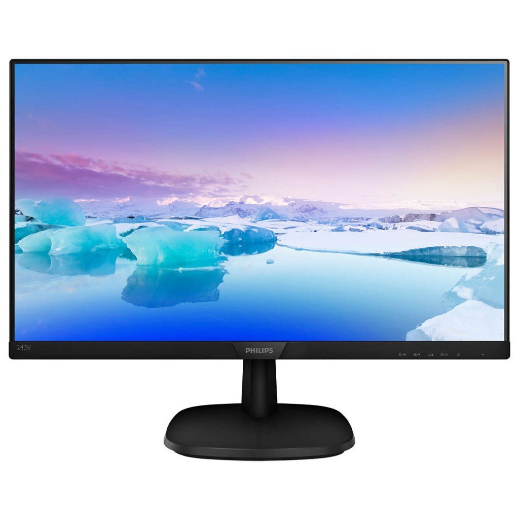 Монітор для дому та офісу 23.8" Philips 243V7QJABF/00 Black (243V7QJABF/00), фото 1